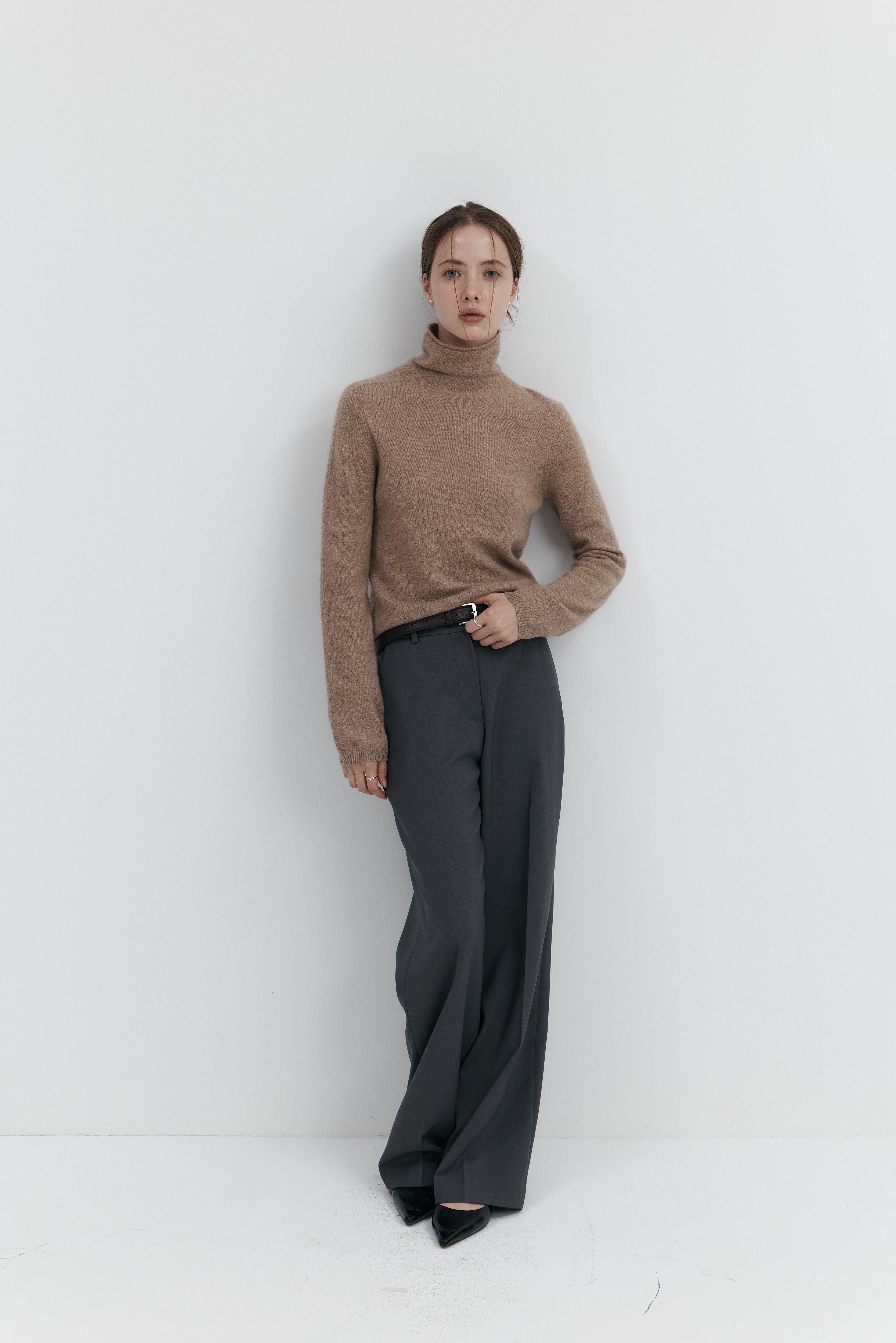 캐시미어 폴라넥 니트 - 홀가먼트