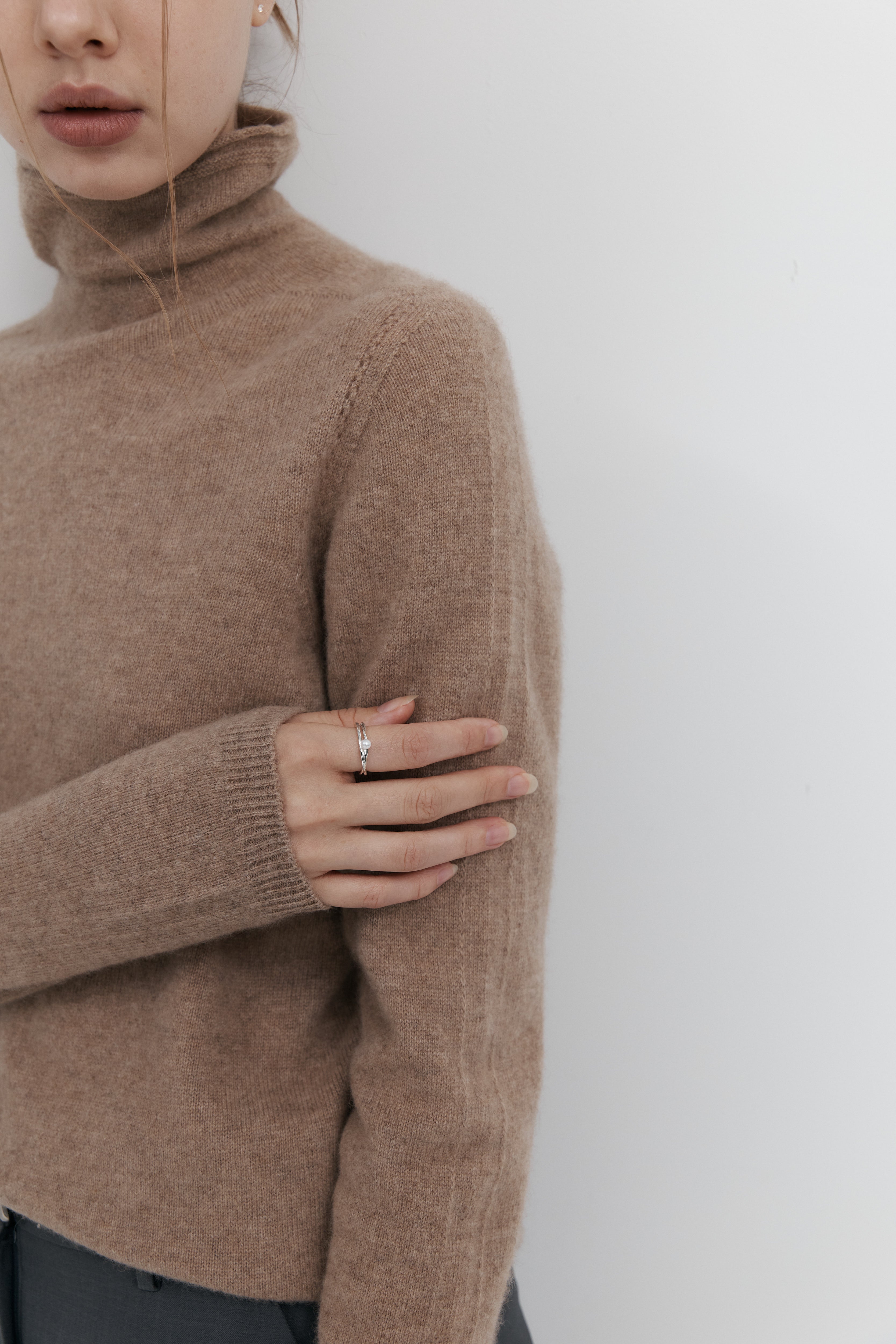 캐시미어 폴라넥 니트 - 홀가먼트